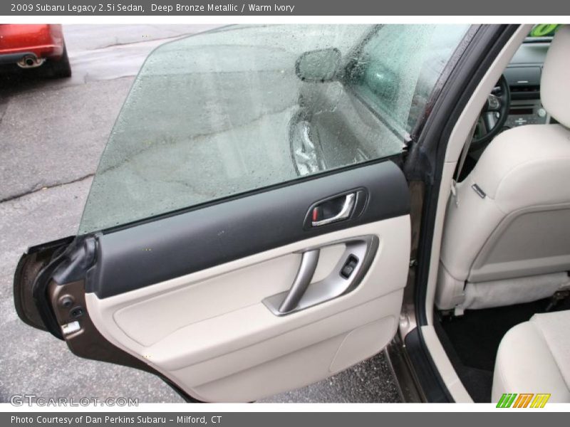 Deep Bronze Metallic / Warm Ivory 2009 Subaru Legacy 2.5i Sedan