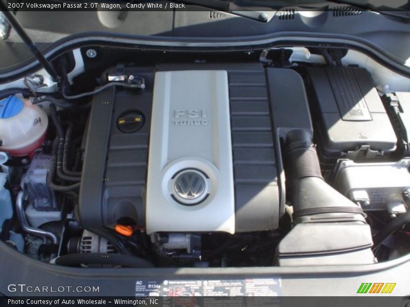 Candy White / Black 2007 Volkswagen Passat 2.0T Wagon