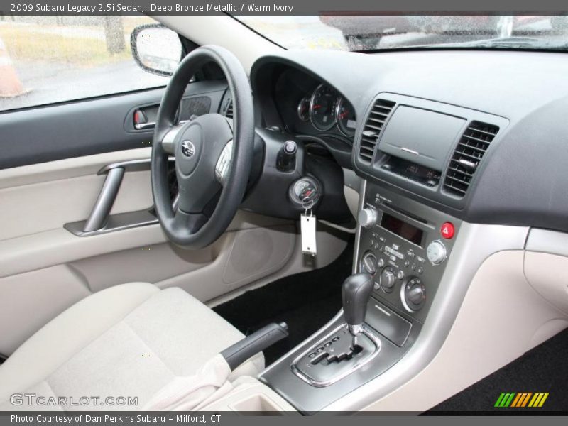 Deep Bronze Metallic / Warm Ivory 2009 Subaru Legacy 2.5i Sedan