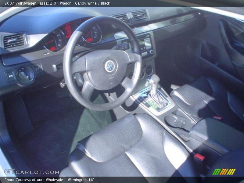 Candy White / Black 2007 Volkswagen Passat 2.0T Wagon