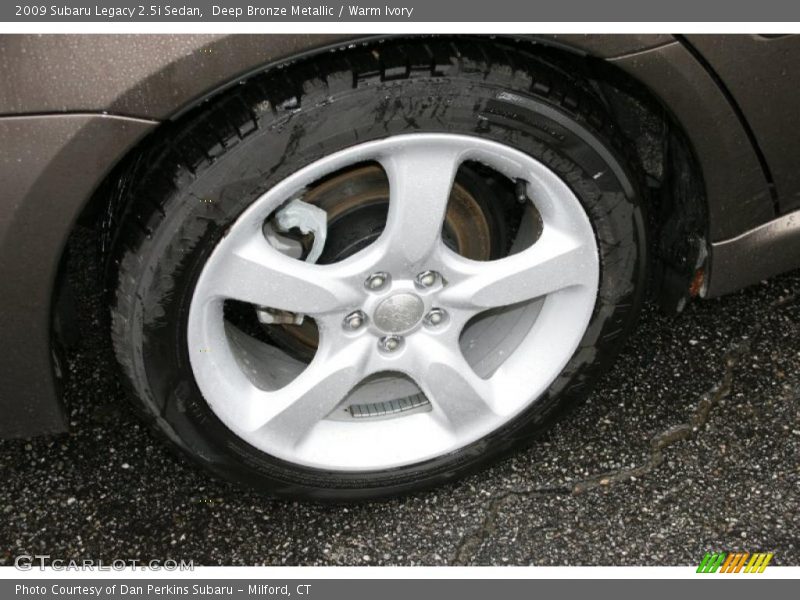Deep Bronze Metallic / Warm Ivory 2009 Subaru Legacy 2.5i Sedan
