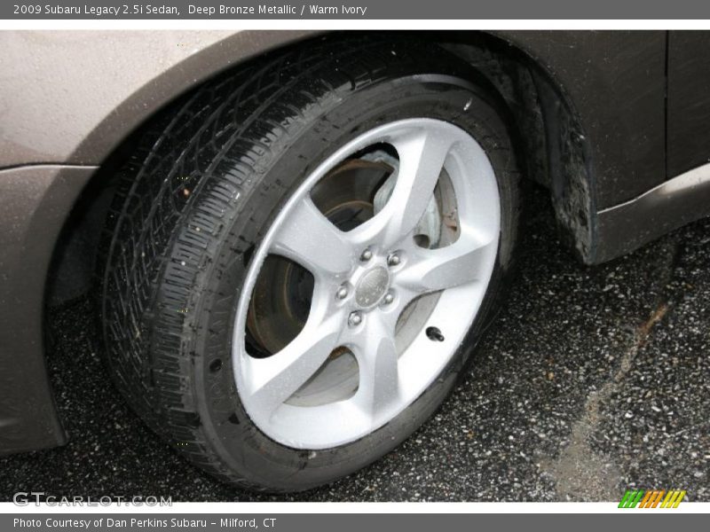 Deep Bronze Metallic / Warm Ivory 2009 Subaru Legacy 2.5i Sedan