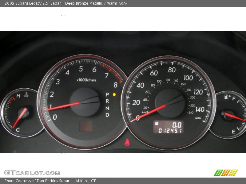 Deep Bronze Metallic / Warm Ivory 2009 Subaru Legacy 2.5i Sedan