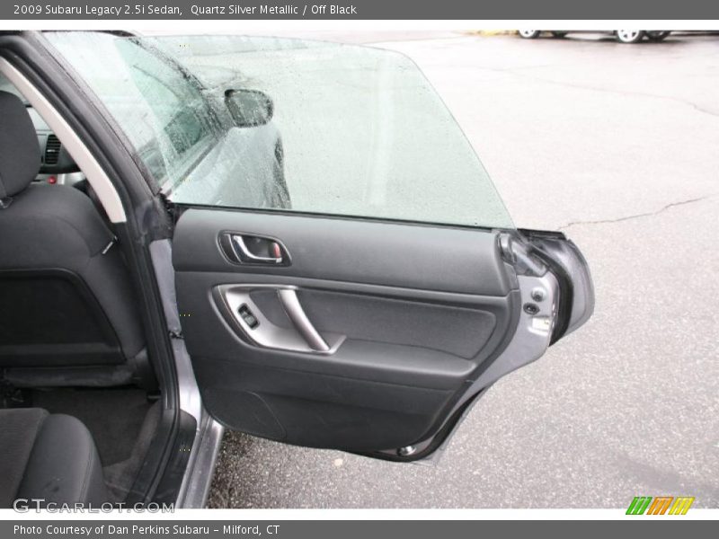 Quartz Silver Metallic / Off Black 2009 Subaru Legacy 2.5i Sedan