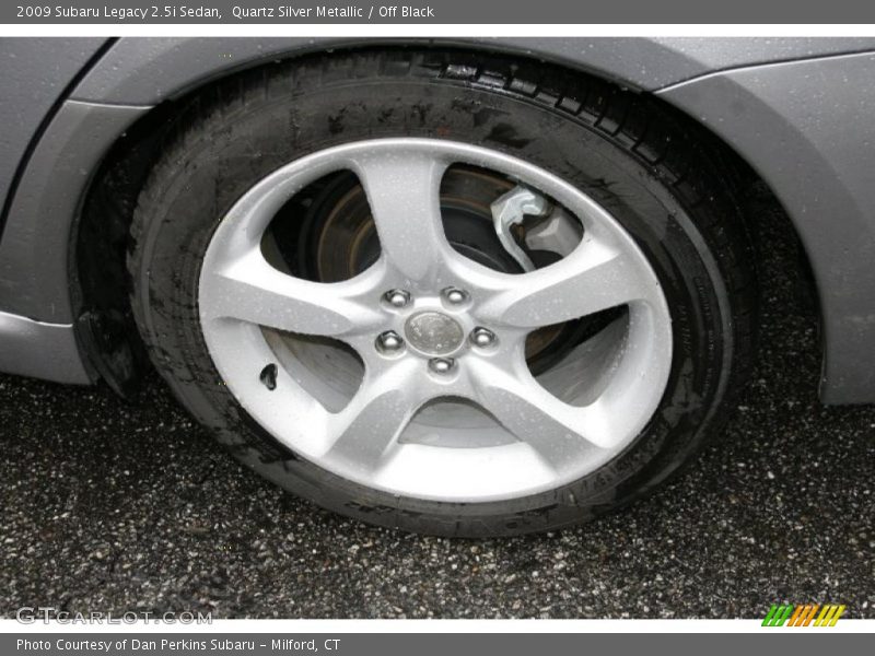 Quartz Silver Metallic / Off Black 2009 Subaru Legacy 2.5i Sedan