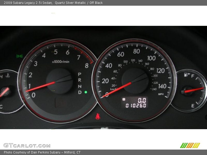Quartz Silver Metallic / Off Black 2009 Subaru Legacy 2.5i Sedan