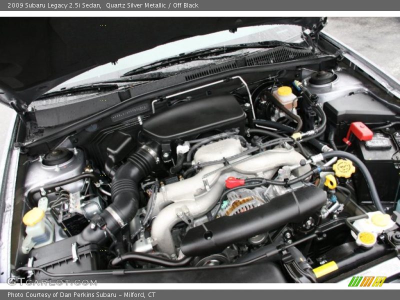 Quartz Silver Metallic / Off Black 2009 Subaru Legacy 2.5i Sedan