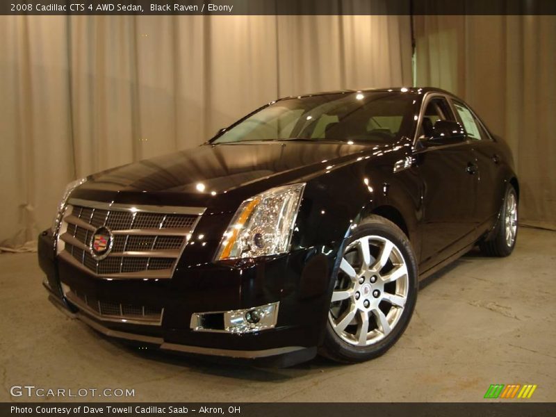 Black Raven / Ebony 2008 Cadillac CTS 4 AWD Sedan
