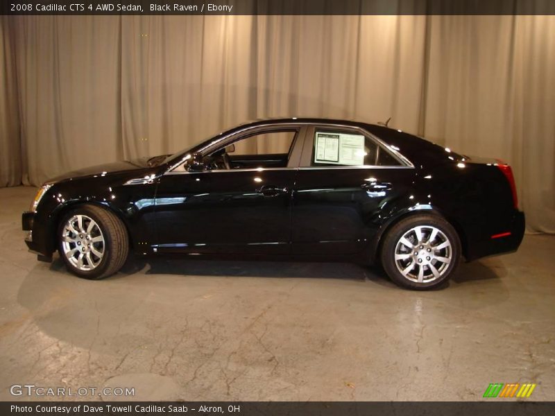 Black Raven / Ebony 2008 Cadillac CTS 4 AWD Sedan