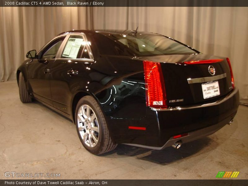 Black Raven / Ebony 2008 Cadillac CTS 4 AWD Sedan