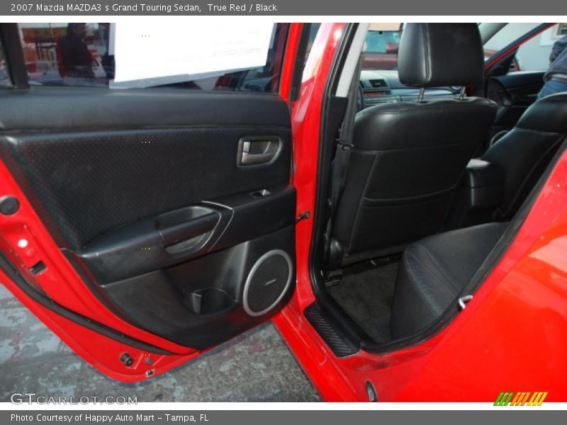 True Red / Black 2007 Mazda MAZDA3 s Grand Touring Sedan