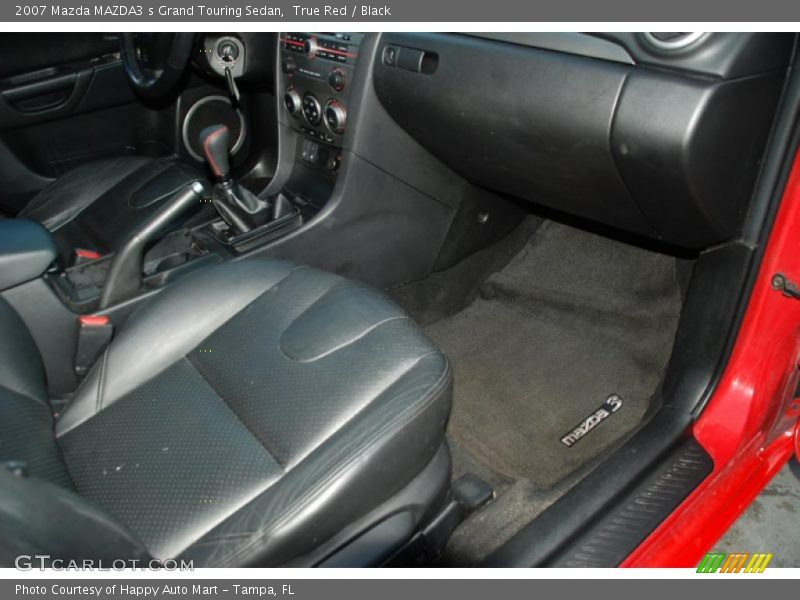 True Red / Black 2007 Mazda MAZDA3 s Grand Touring Sedan