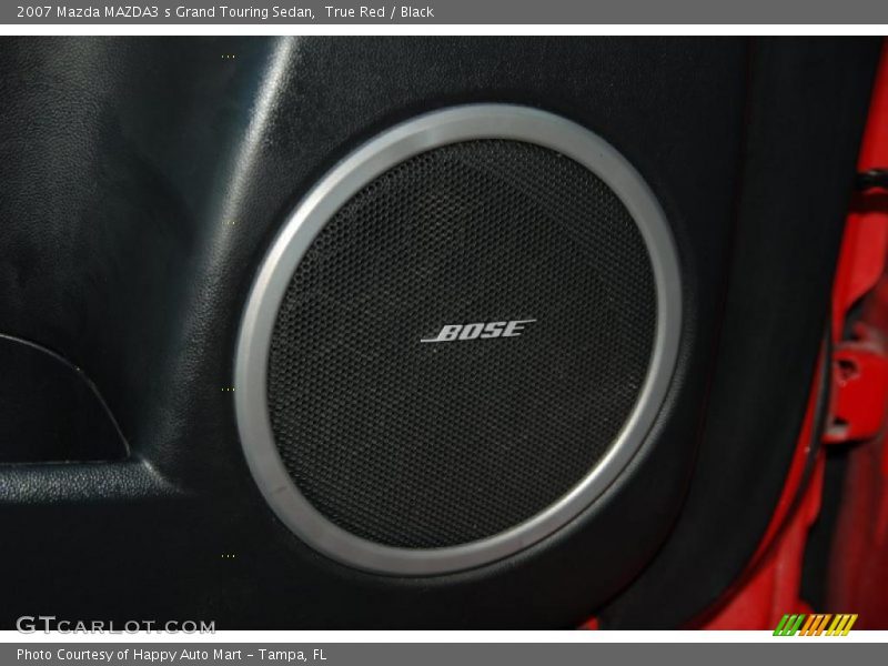True Red / Black 2007 Mazda MAZDA3 s Grand Touring Sedan