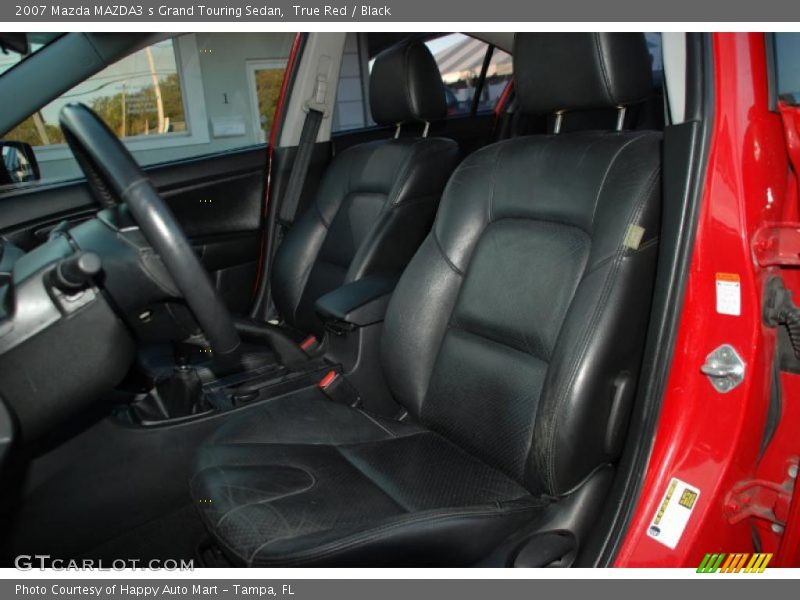 True Red / Black 2007 Mazda MAZDA3 s Grand Touring Sedan