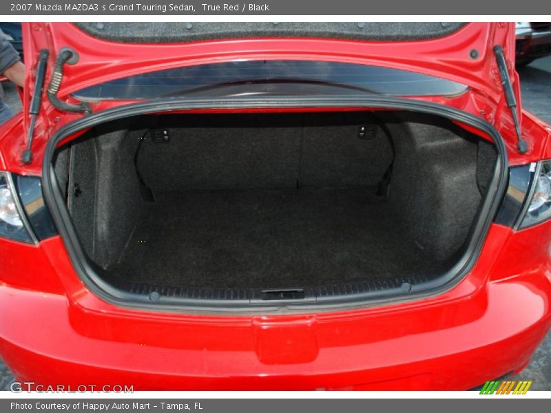 True Red / Black 2007 Mazda MAZDA3 s Grand Touring Sedan
