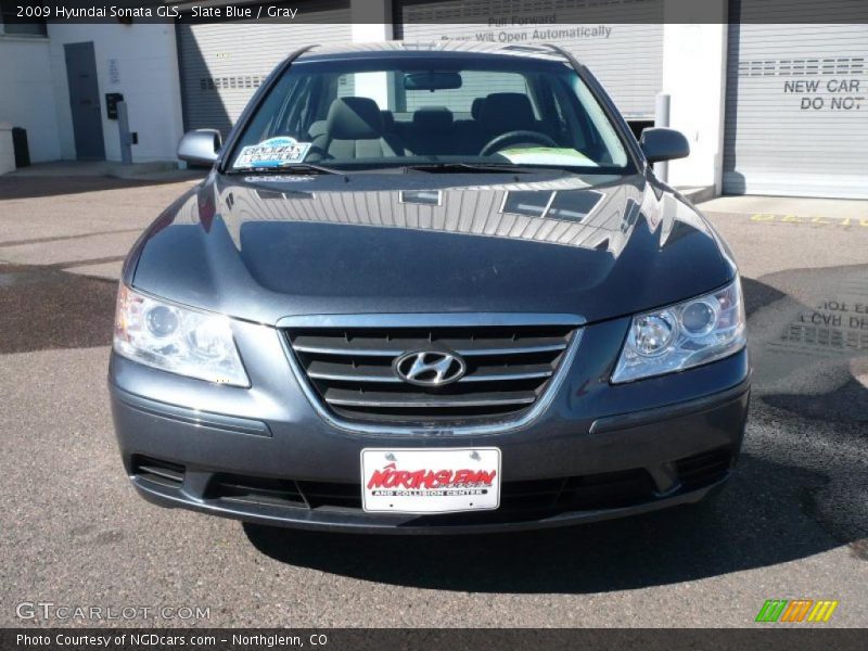 Slate Blue / Gray 2009 Hyundai Sonata GLS