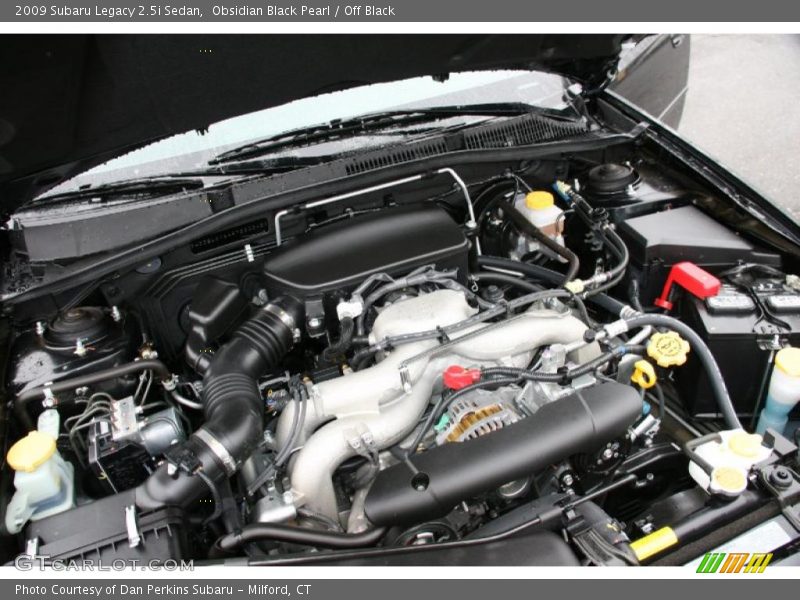Obsidian Black Pearl / Off Black 2009 Subaru Legacy 2.5i Sedan