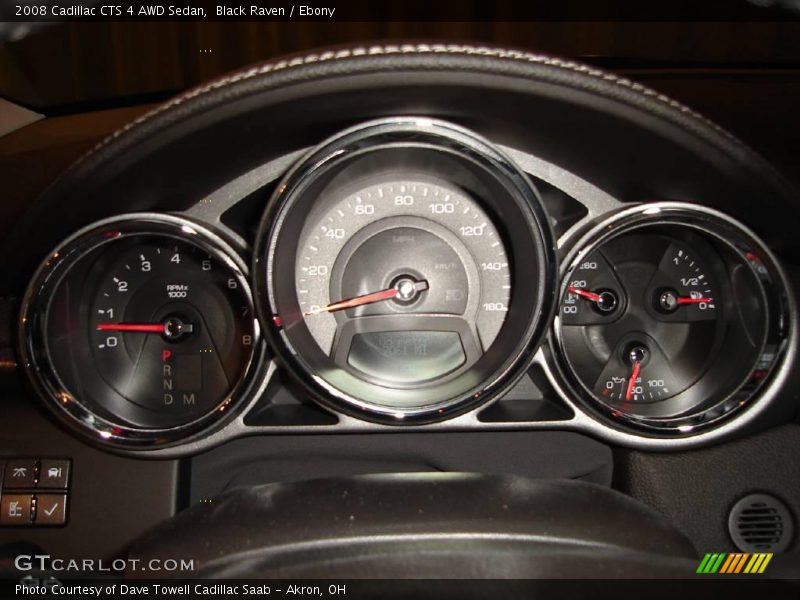 Black Raven / Ebony 2008 Cadillac CTS 4 AWD Sedan