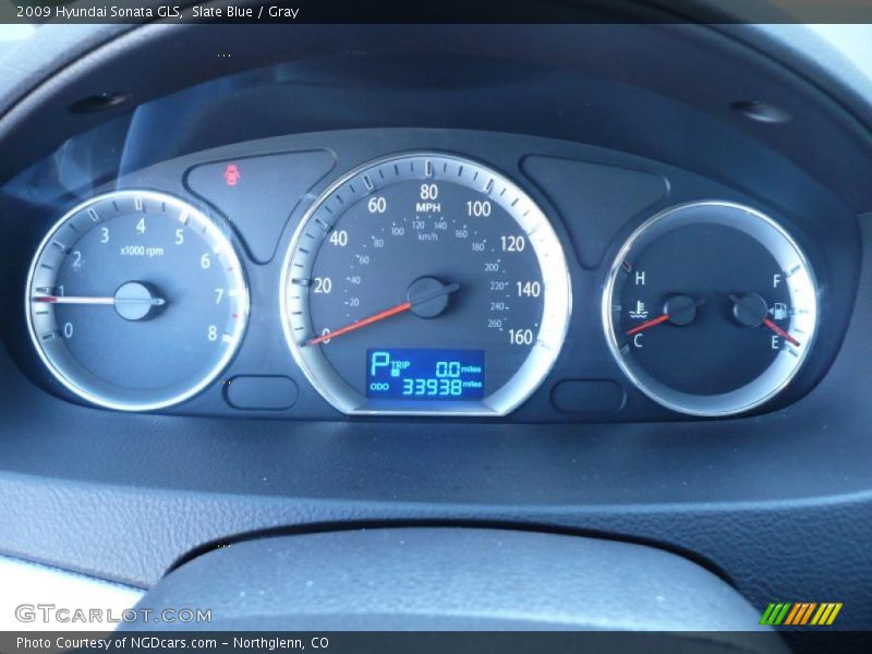 Slate Blue / Gray 2009 Hyundai Sonata GLS