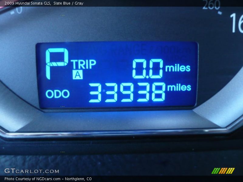 Slate Blue / Gray 2009 Hyundai Sonata GLS