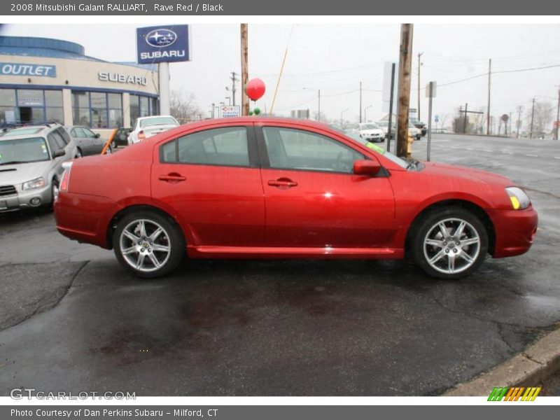 Rave Red / Black 2008 Mitsubishi Galant RALLIART