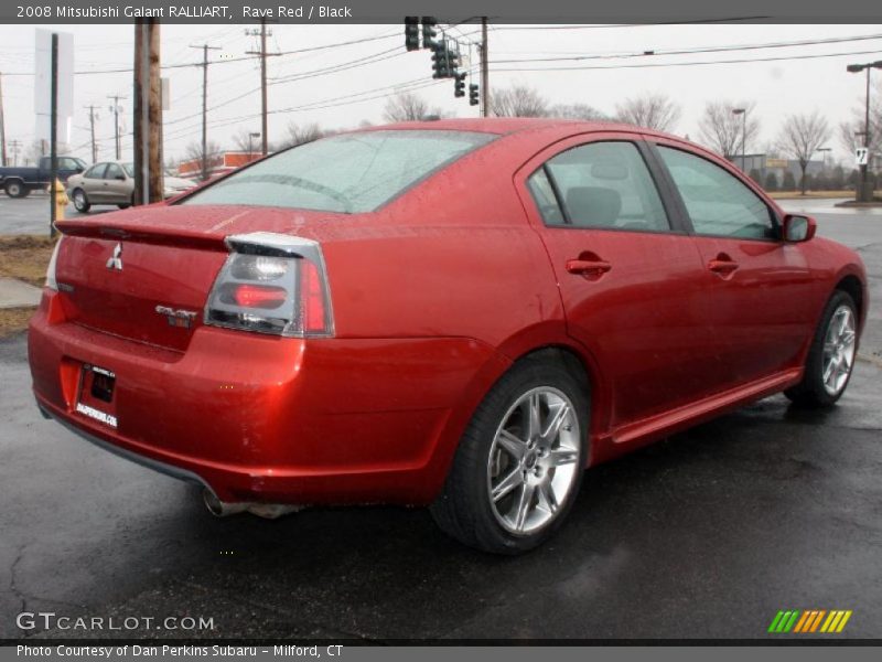 Rave Red / Black 2008 Mitsubishi Galant RALLIART