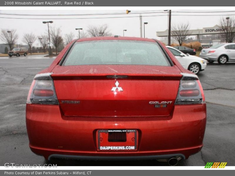 Rave Red / Black 2008 Mitsubishi Galant RALLIART