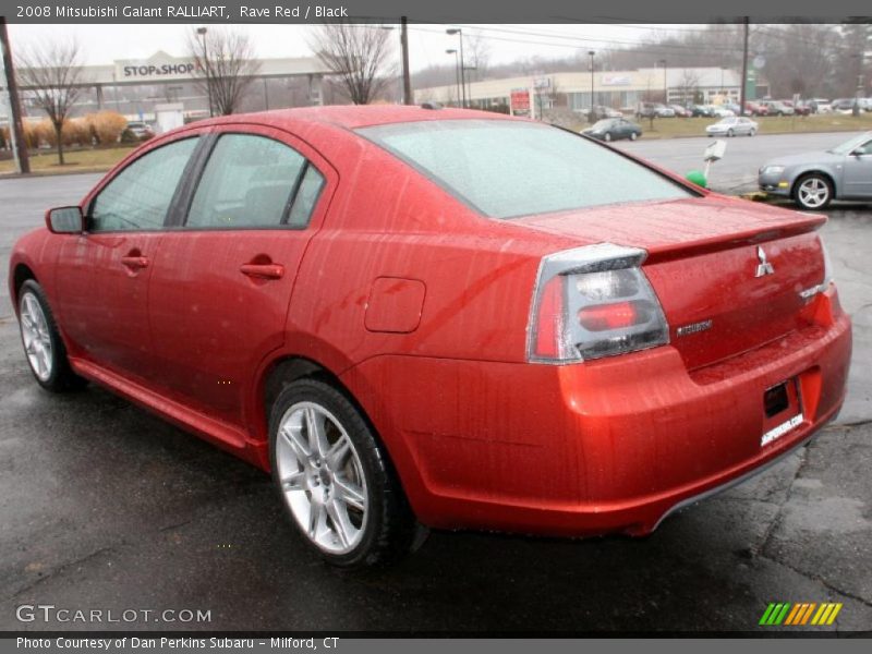 Rave Red / Black 2008 Mitsubishi Galant RALLIART