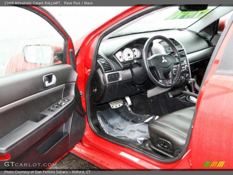 Rave Red / Black 2008 Mitsubishi Galant RALLIART