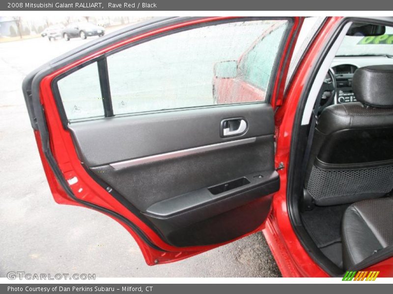 Rave Red / Black 2008 Mitsubishi Galant RALLIART