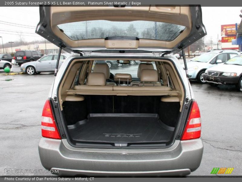 Platinum Silver Metallic / Beige 2005 Subaru Forester 2.5 XS L.L.Bean Edition