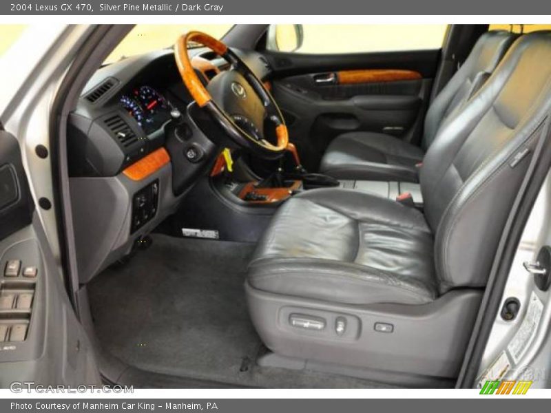 Silver Pine Metallic / Dark Gray 2004 Lexus GX 470