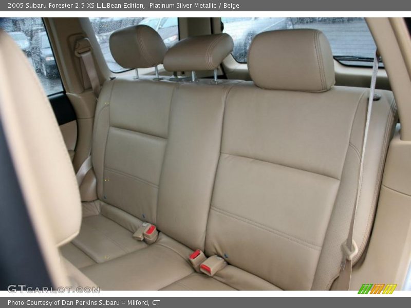 Platinum Silver Metallic / Beige 2005 Subaru Forester 2.5 XS L.L.Bean Edition