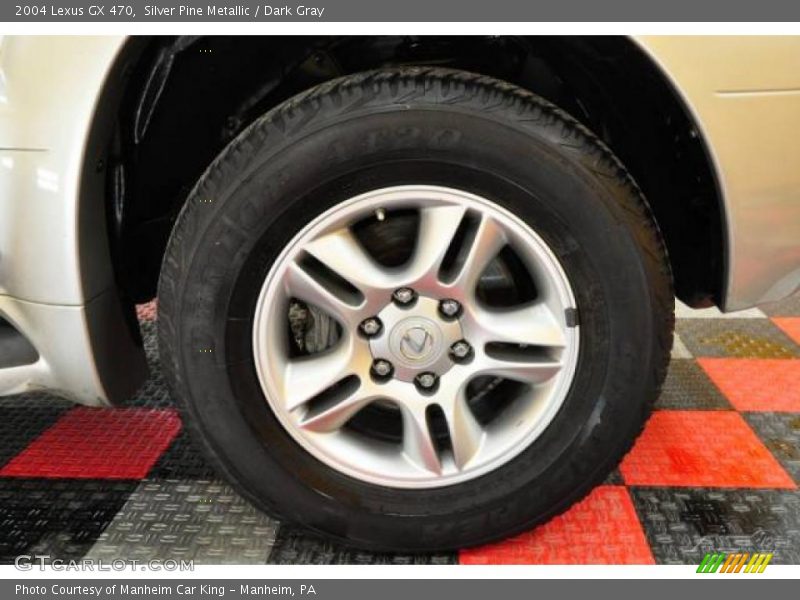 Silver Pine Metallic / Dark Gray 2004 Lexus GX 470