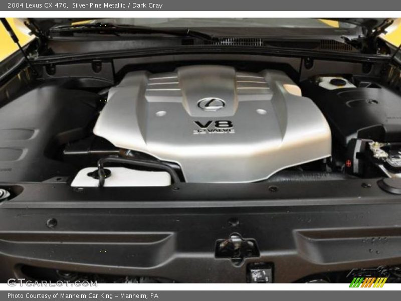 Silver Pine Metallic / Dark Gray 2004 Lexus GX 470