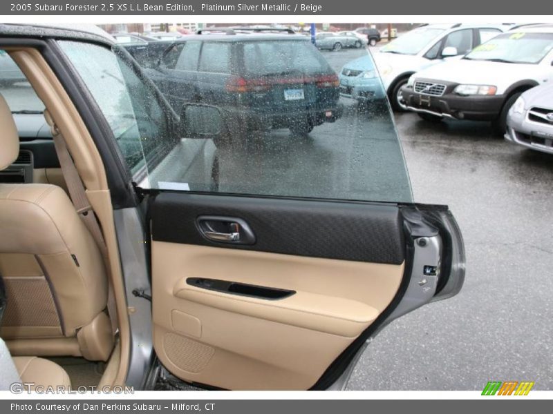 Platinum Silver Metallic / Beige 2005 Subaru Forester 2.5 XS L.L.Bean Edition
