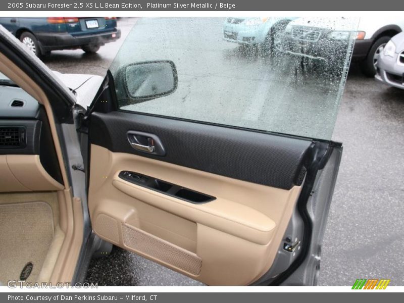 Platinum Silver Metallic / Beige 2005 Subaru Forester 2.5 XS L.L.Bean Edition
