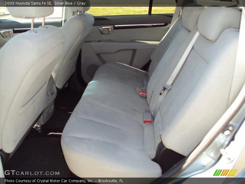 Silver Blue / Gray 2009 Hyundai Santa Fe SE