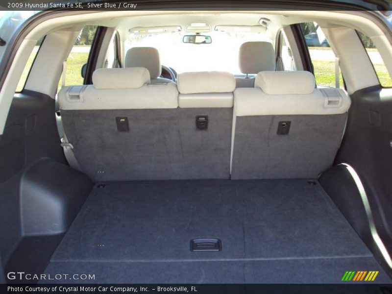 Silver Blue / Gray 2009 Hyundai Santa Fe SE