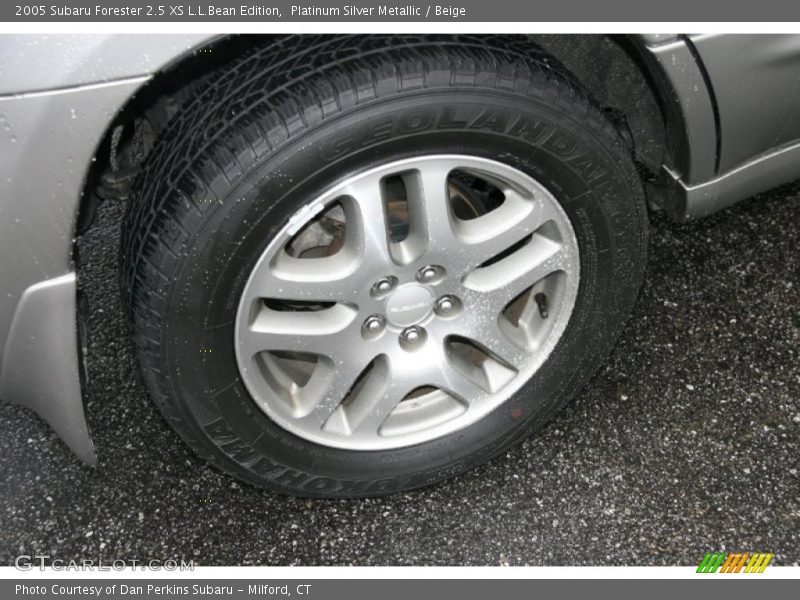 Platinum Silver Metallic / Beige 2005 Subaru Forester 2.5 XS L.L.Bean Edition