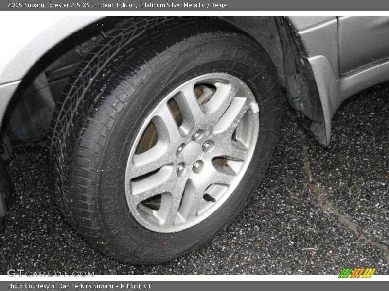 Platinum Silver Metallic / Beige 2005 Subaru Forester 2.5 XS L.L.Bean Edition