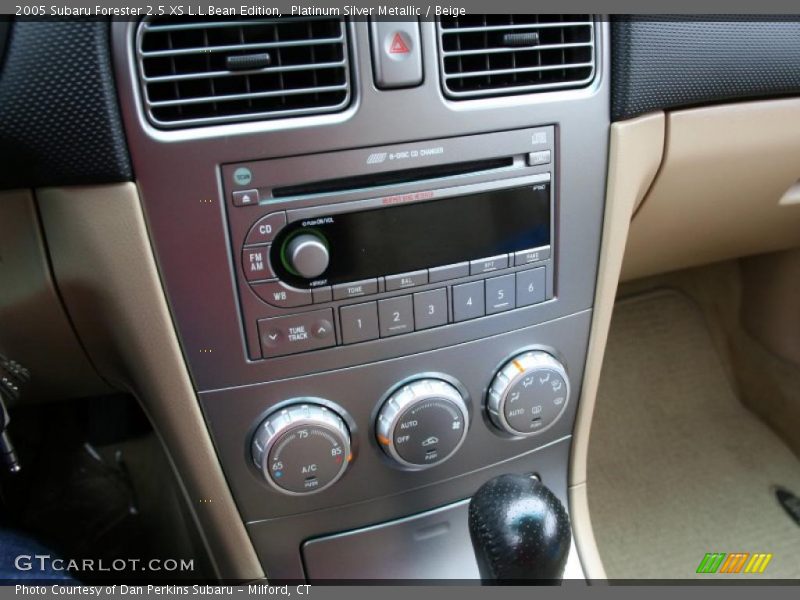 Platinum Silver Metallic / Beige 2005 Subaru Forester 2.5 XS L.L.Bean Edition