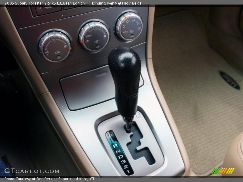 Platinum Silver Metallic / Beige 2005 Subaru Forester 2.5 XS L.L.Bean Edition