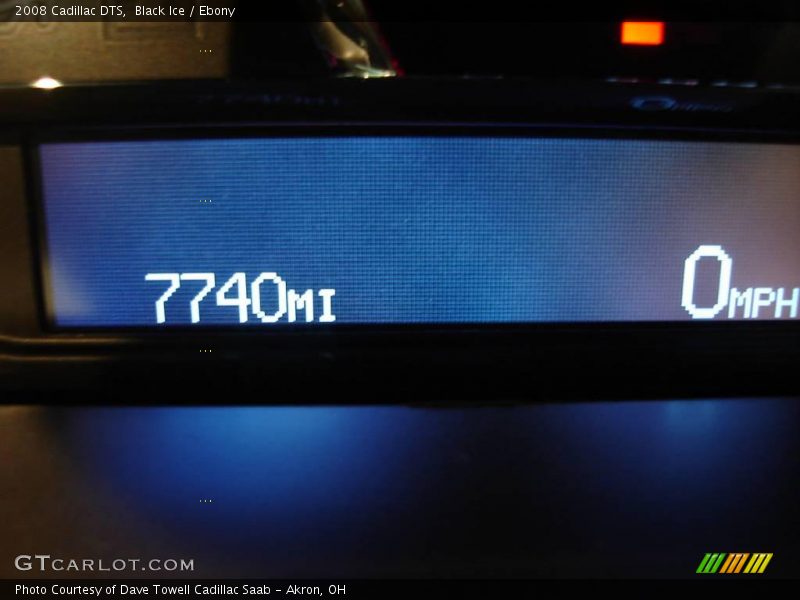 Black Ice / Ebony 2008 Cadillac DTS