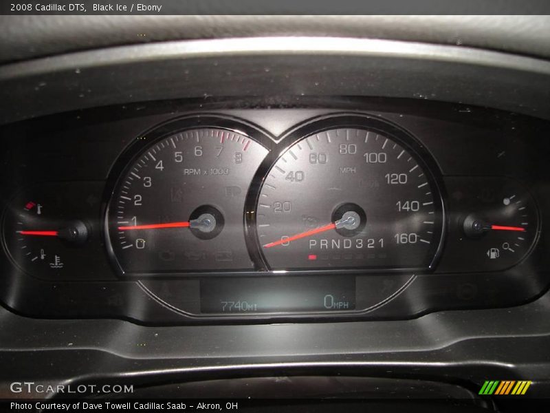 Black Ice / Ebony 2008 Cadillac DTS