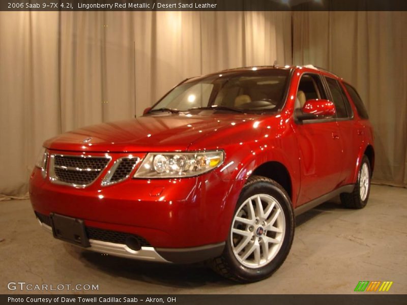 Lingonberry Red Metallic / Desert Sand Leather 2006 Saab 9-7X 4.2i