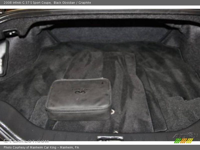 Black Obsidian / Graphite 2008 Infiniti G 37 S Sport Coupe