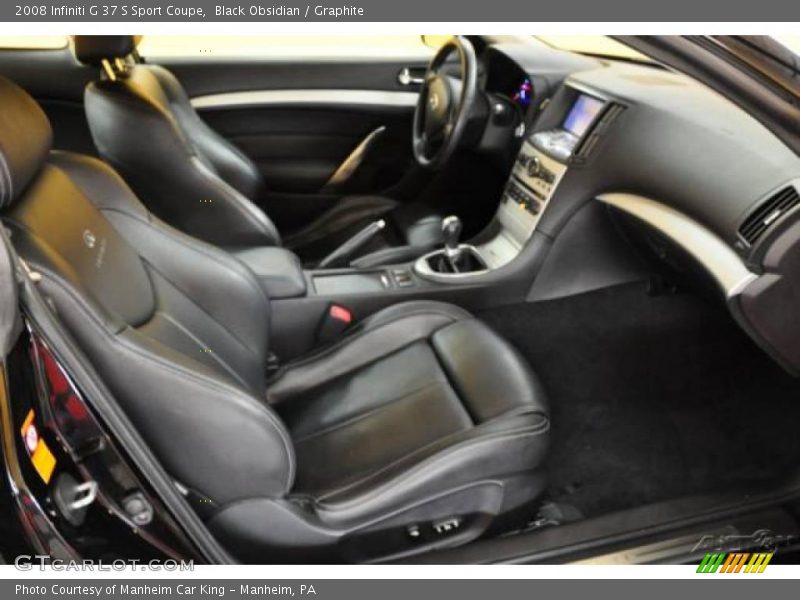Black Obsidian / Graphite 2008 Infiniti G 37 S Sport Coupe