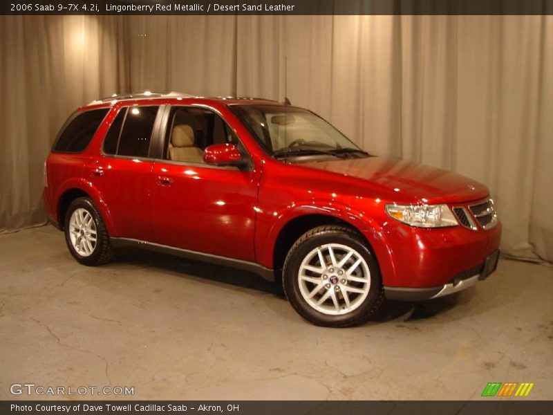 Lingonberry Red Metallic / Desert Sand Leather 2006 Saab 9-7X 4.2i