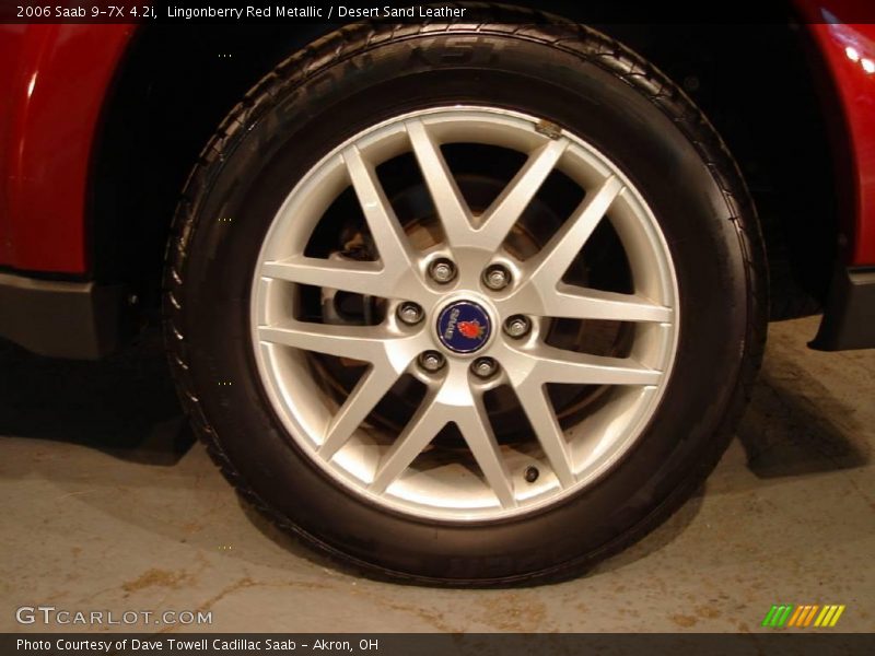 Lingonberry Red Metallic / Desert Sand Leather 2006 Saab 9-7X 4.2i